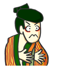 Kabuki and Ukiyo-e style sticker #2672011