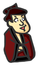 Kabuki and Ukiyo-e style sticker #2672016