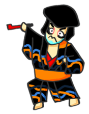 Kabuki and Ukiyo-e style sticker #2672043