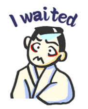 Kabuki and Ukiyo-e style sticker #2672046