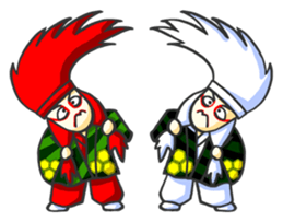Kabuki and Ukiyo-e style sticker #2672050