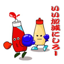 ketchup and mayonnaise sticker #2672059