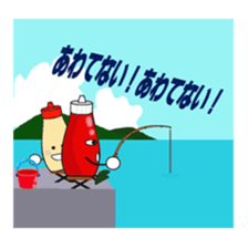 ketchup and mayonnaise sticker #2672066