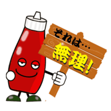 ketchup and mayonnaise sticker #2672070