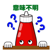 ketchup and mayonnaise sticker #2672075