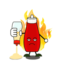 ketchup and mayonnaise sticker #2672086