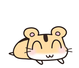 hamster which speaks the Hakata  dialect sticker #2672470