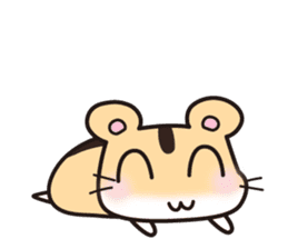 hamster which speaks the Hakata dialect sticker #2672470