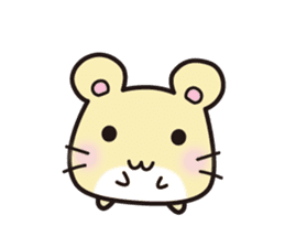 hamster which speaks the Hakata dialect sticker #2672487