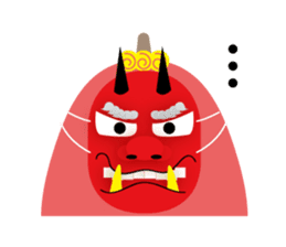 Japanese ONI sticker #2672870