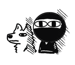 Ninja-kun&Ninja-dog sticker #2673259