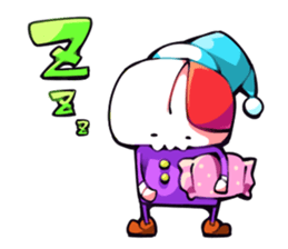 Happy ghosts sticker sticker #2673546