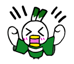 Samurai bird Yoneko sticker #2673907