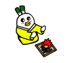 Samurai bird Yoneko sticker #2673924