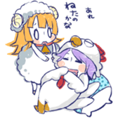 Ms.Sheep and Mr.Chicken sticker #2674058