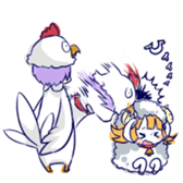 Ms.Sheep and Mr.Chicken sticker #2674077