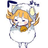 Ms.Sheep and Mr.Chicken sticker #2674080