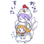 Ms.Sheep and Mr.Chicken sticker #2674084