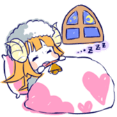 Ms.Sheep and Mr.Chicken sticker #2674090