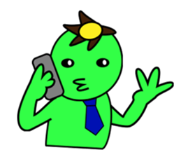 Frog and friends of greeting sticker. sticker #2674264