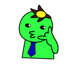 Frog and friends of greeting sticker. sticker #2674286