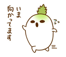 Radish's will reply to wife. sticker #2674664