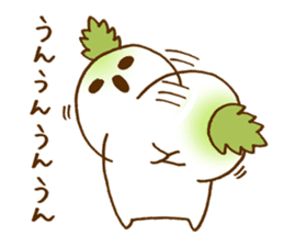 Radish's will reply to wife. sticker #2674677