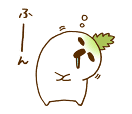 Radish's will reply to wife. sticker #2674678