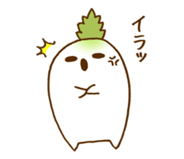 Radish's will reply to wife. sticker #2674680