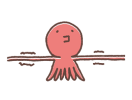 Squid&Octopus-ver.o sticker #2675309