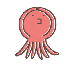 Squid&Octopus-ver.o sticker #2675316