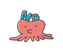Squid&Octopus-ver.o sticker #2675320
