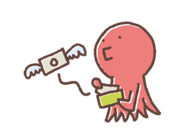 Squid&Octopus-ver.o sticker #2675326