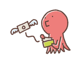 Squid&Octopus-ver.o sticker #2675326