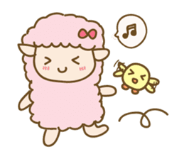 Sheep and Chick (English) sticker #2675611