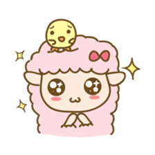 Sheep and Chick (English) sticker #2675614