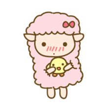 Sheep and Chick (English) sticker #2675618