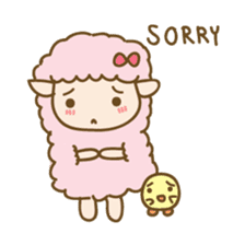 Sheep and Chick (English) sticker #2675620