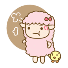 Sheep and Chick (English) sticker #2675622
