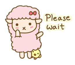 Sheep and Chick (English) sticker #2675630