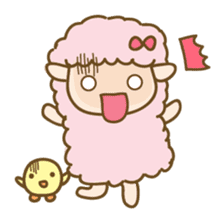 Sheep and Chick (English) sticker #2675631