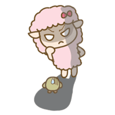 Sheep and Chick (English) sticker #2675634