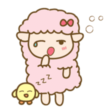 Sheep and Chick (English) sticker #2675641