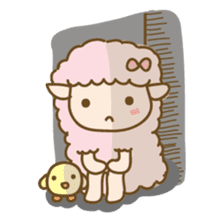 Sheep and Chick (English) sticker #2675642