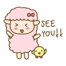 Sheep and Chick (English) sticker #2675644