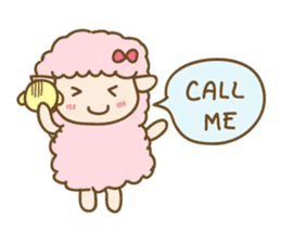 Sheep and Chick (English) sticker #2675645