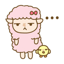 Sheep and Chick (English) sticker #2675647