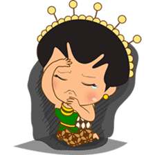 Princess Ayu, the indonesian princess sticker #2676754