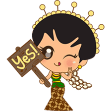 Princess Ayu, the indonesian princess sticker #2676767