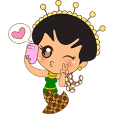 Princess Ayu, the indonesian princess sticker #2676768